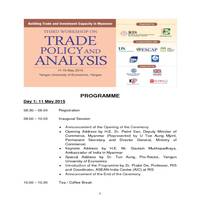  Third Workshop on Trade Policy
