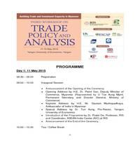 Third Workshop on Trade