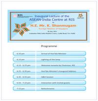 Inaugural Lecture of the ASEAN